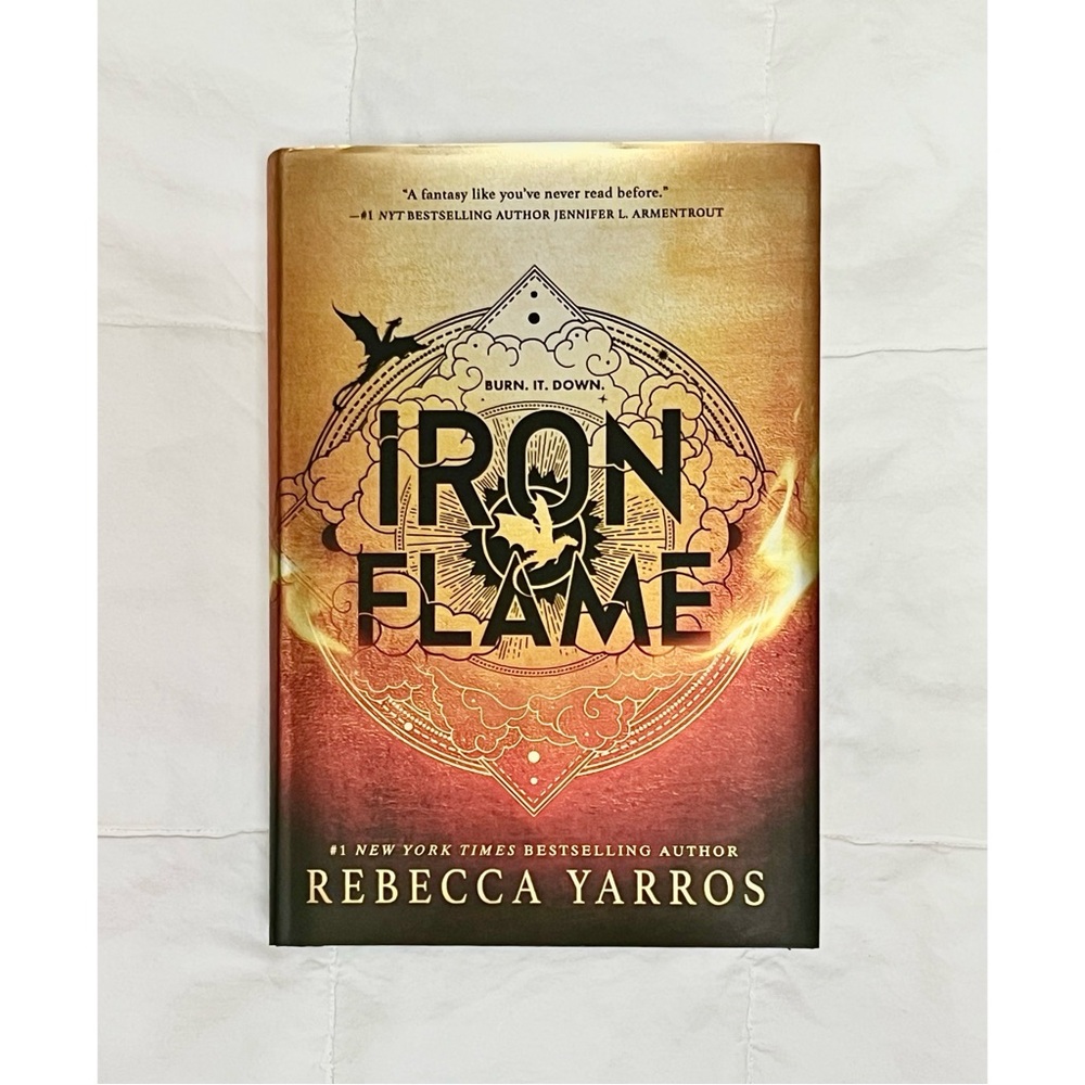 [The Empyrean Series] Iron Flame by Rebecca Yarros Hardcover Book